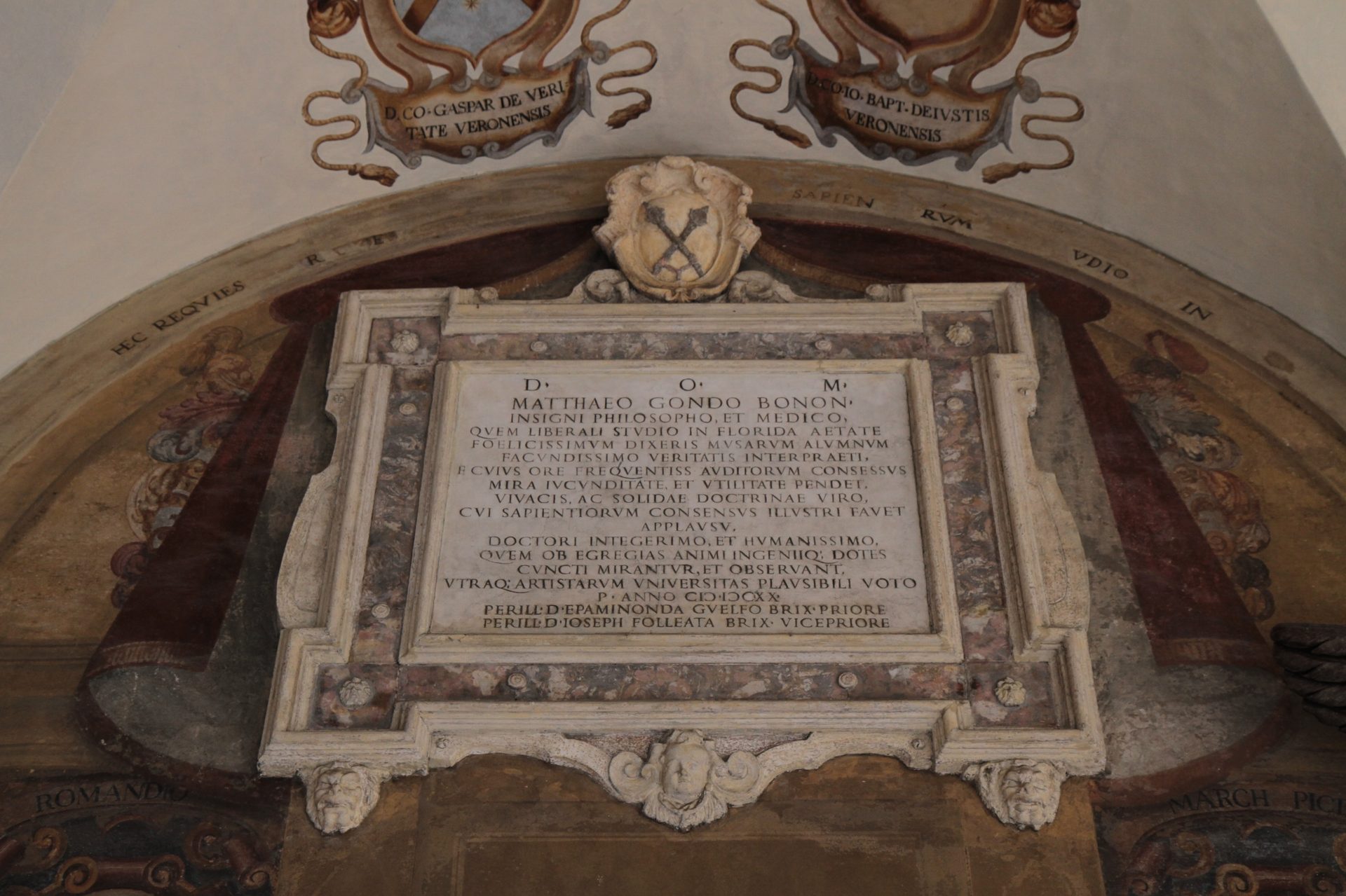 Matteo Gondi's memorial tablet, PT, Palazzo Archiginnasio, Bologna - 02.jpg